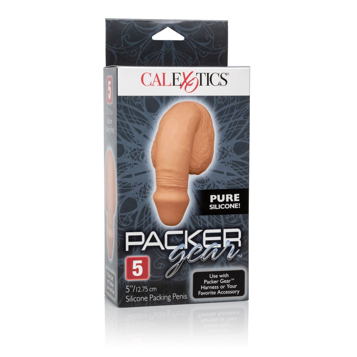 Packer Gear 5in Silicone Penis Tan Intimates Adult Boutique