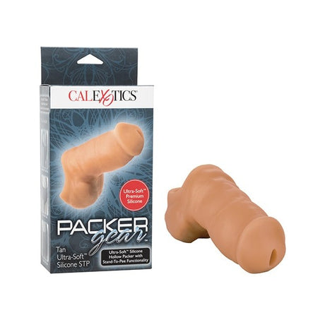 Packer Gear 5in Ultra Soft Silicone Stp Tan Intimates Adult Boutique