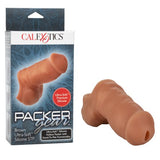 Packer Gear 5in Ultra Soft Silicone Stp Brown Intimates Adult Boutique