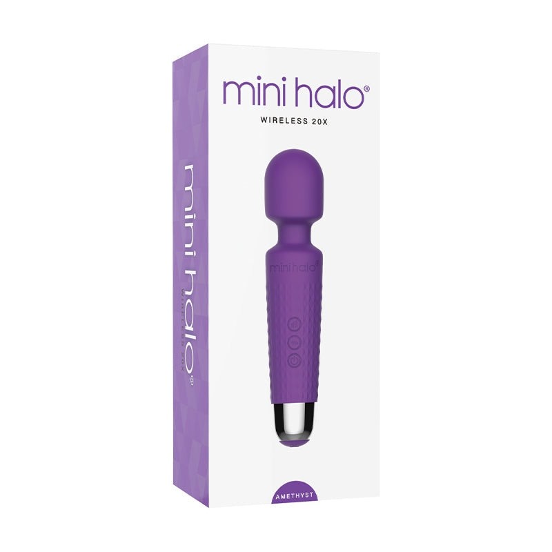 Mini Halo Amethyst Wand Rechargeable Intimates Adult Boutique