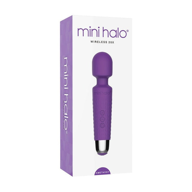 Mini Halo Amethyst Wand Rechargeable Intimates Adult Boutique