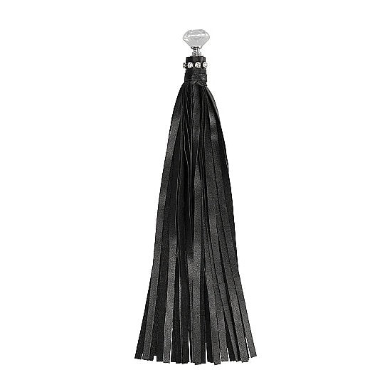 Diamond Studded Whip Black Intimates Adult Boutique