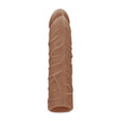Realrock Penis Sleeve 7in Tan Intimates Adult Boutique