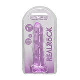 Realrock Non Realistic Dildo W Suction Cup 7in Purple Intimates Adult Boutique