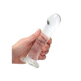 Realrock Non Realistic Dildo W Suction Cup 6.7in Transparent Intimates Adult Boutique