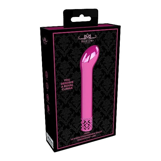 Royal Gems Jewel Pink Abs Bullet Rechargeable Intimates Adult Boutique