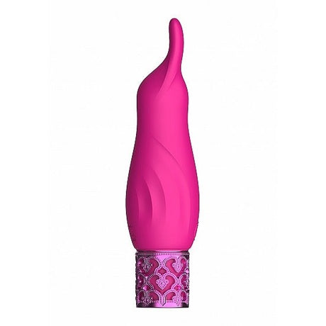 Royal Gems Sparkle Pink Rechargeable Silicone Bullet Intimates Adult Boutique
