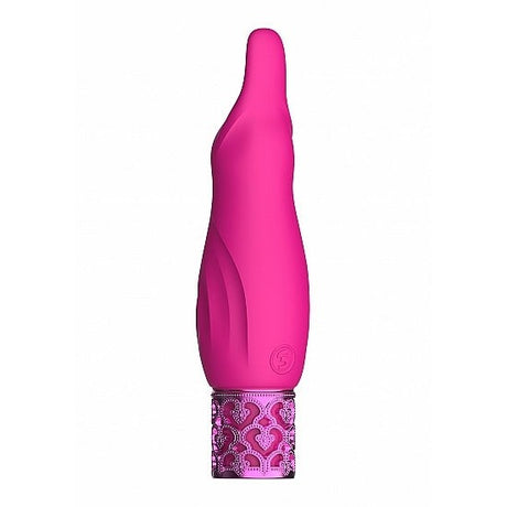 Royal Gems Sparkle Pink Rechargeable Silicone Bullet Intimates Adult Boutique