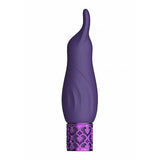 Royal Gems Sparkle Purple Rechargeable Silicone Bullet Intimates Adult Boutique