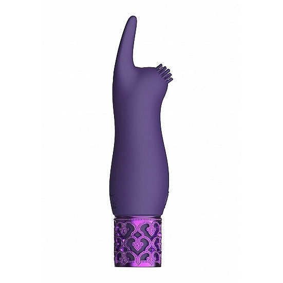 Royal Gems Elegance Purple Rechargeable Silicone Bullet Intimates Adult Boutique