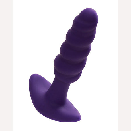 Vedo Twist Rechargeable Anal Plug Deep Purple Intimates Adult Boutique