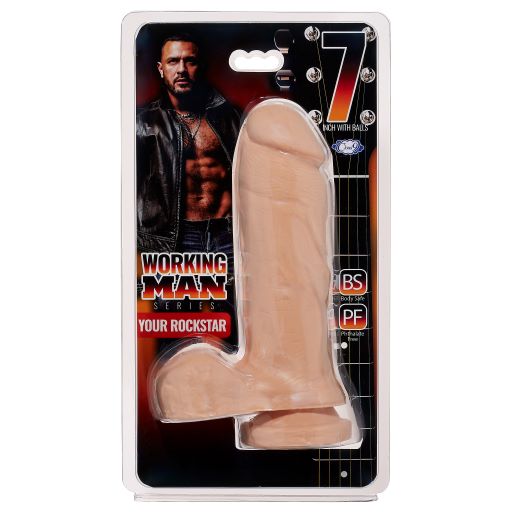 Cloud 9 Working Man 7 Light Your Rock Star (thick) Intimates Adult Boutique