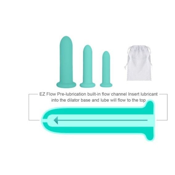 Cloud 9 Health & Wellness Silicone Dilator Kit (for Vaginal Or Anal Use) Intimates Adult Boutique