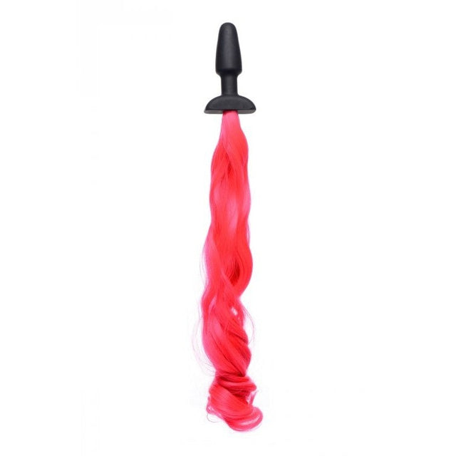 Tailz Hot Pink Pony Tail Anal Plug Intimates Adult Boutique