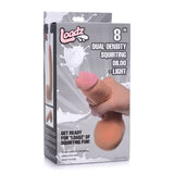 Loadz 8in Dual Density Squirting Dildo Light Intimates Adult Boutique