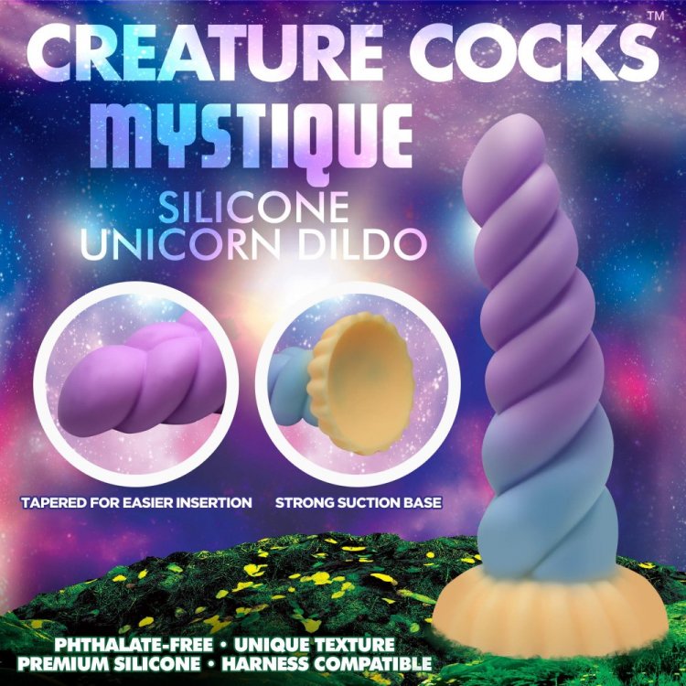 Creature Cocks Mystique Unicorn Silicone Dildo Intimates Adult Boutique