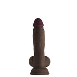 Shaft Model A Suction Cup Dildo With Balls 7.5" Mahogany Intimates Adult Boutique