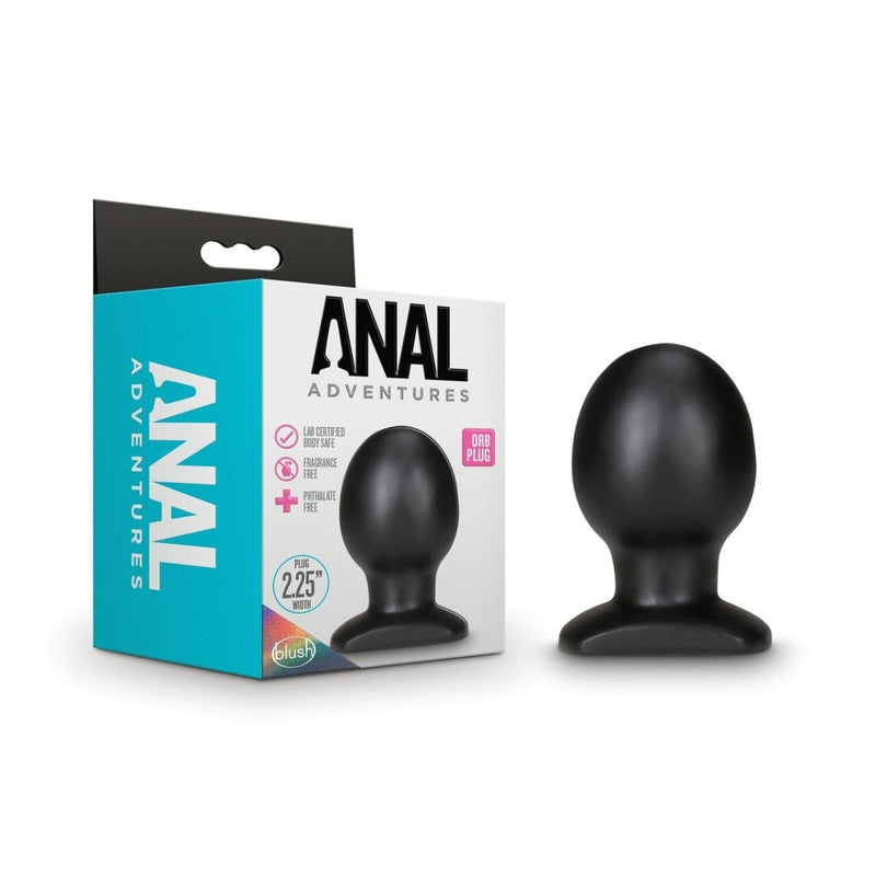Anal Adventures Orb Plug Black Blush Novelties Anal Toys
