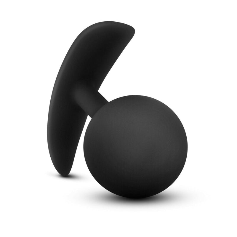 Anal Adventures Platinum Silicone Vibra Plug Black Blush Novelties Anal Toys
