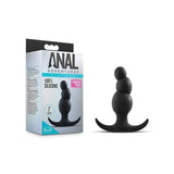 Anal Adventures Platinum Stacked Plug Black Intimates Adult Boutique