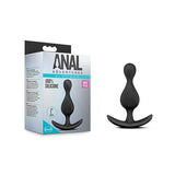 Anal Adventures Platinum Wave Plug Black Intimates Adult Boutique