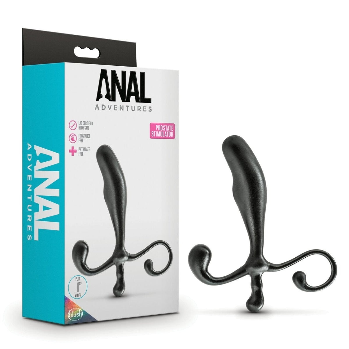 Anal Adventures Prostate Stimulator Black Intimates Adult Boutique