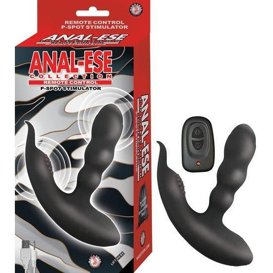 Anal Ese Collection Remote Control P Spot Stimulator Black Nasstoys Anal Toys