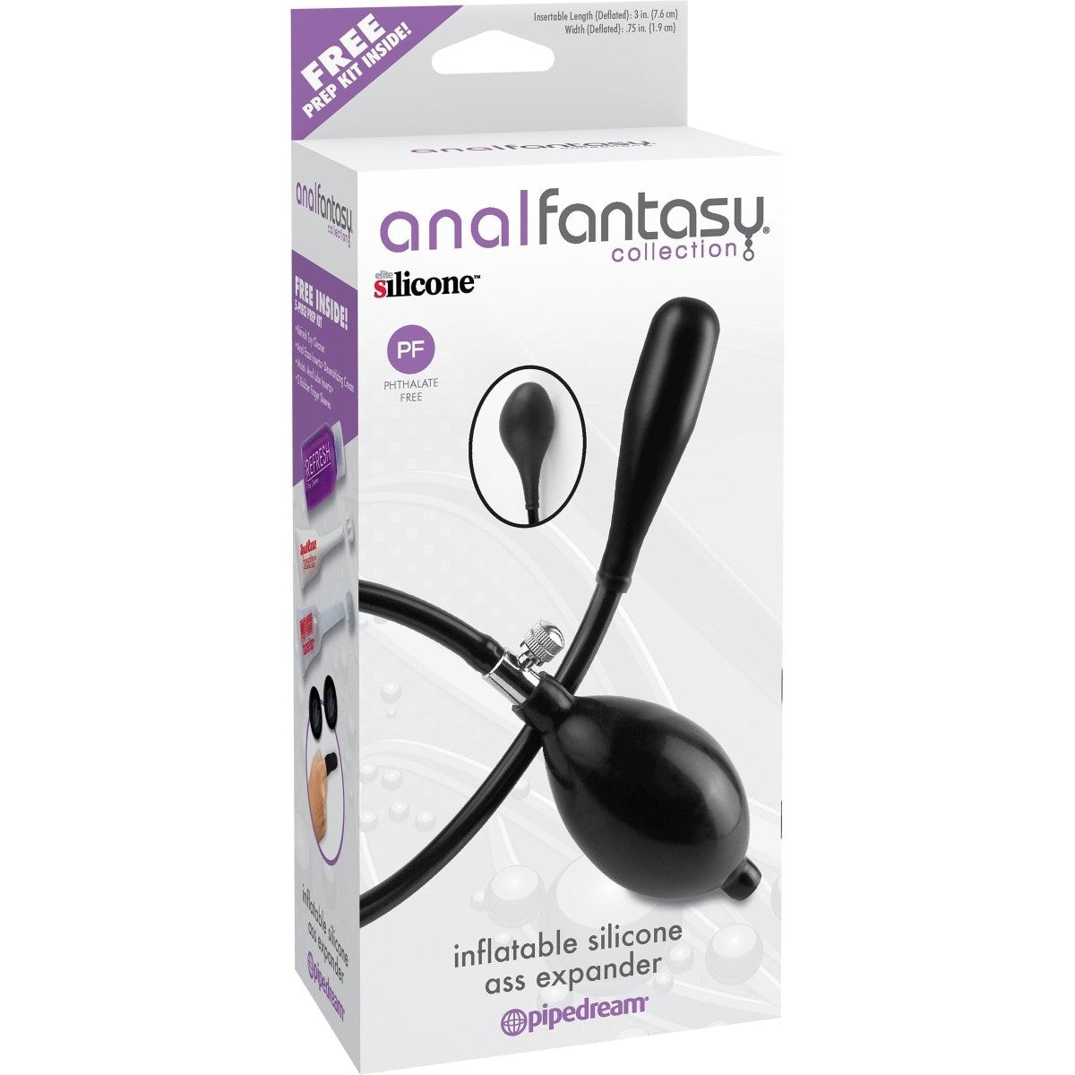 Anal Fantasy Inflatable Ass Expander Silicone Intimates Adult Boutique