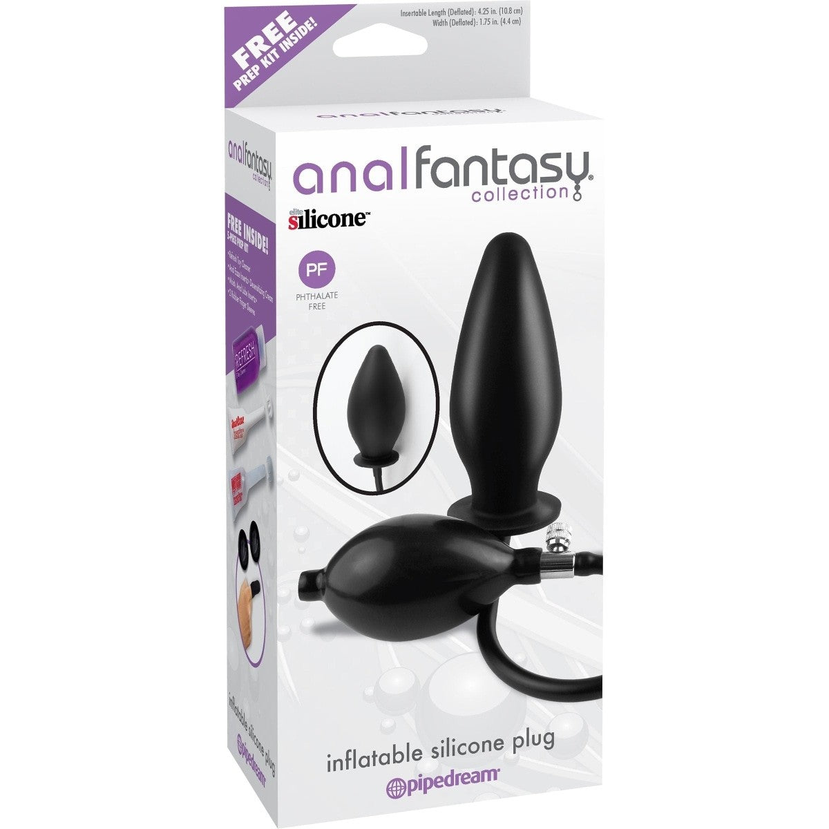 Anal Fantasy Inflatable Silicone Plug Intimates Adult Boutique