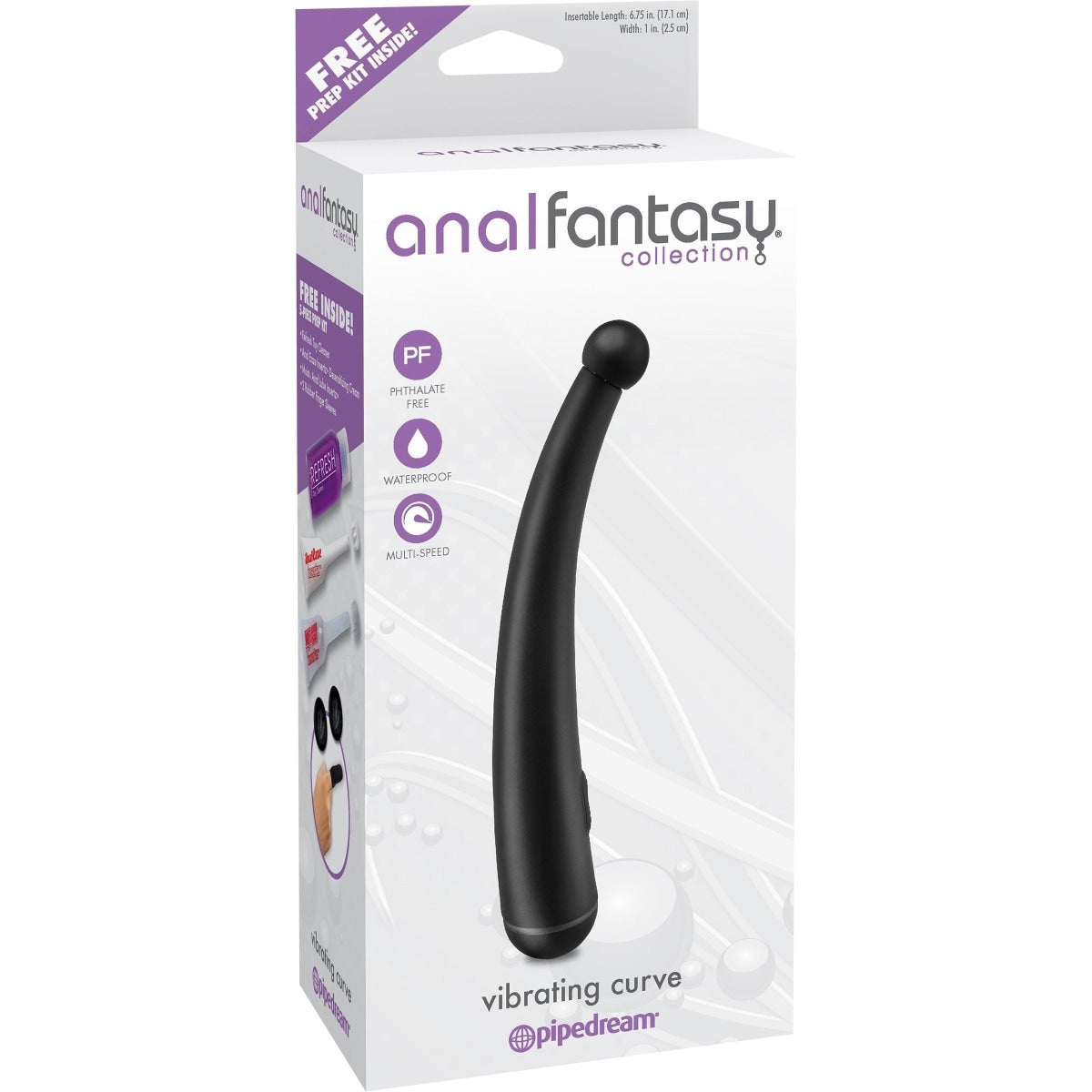 Anal Fantasy Vibrating Curve Intimates Adult Boutique