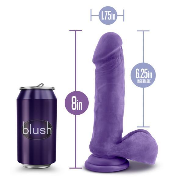 Au Naturel Bold Hero 8 In Dildo Purple Intimates Adult Boutique