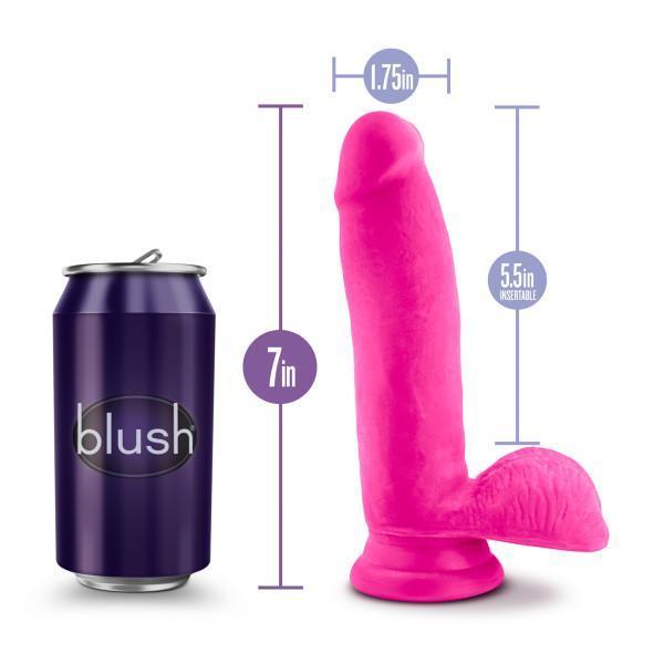 Au Naturel Bold Pleaser 7 In Dildo Pink Intimates Adult Boutique