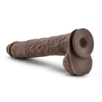 Au Naturel Daddy 14in Dual Density Chocolate Blush Novelties Dildos