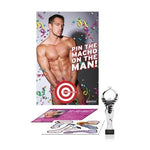 Bachelorette Pin The Macho On The Man[ea] Pipedream Products Gag Gifts