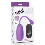 Bang! 28x Plush Egg & Remote Control Purple Intimates Adult Boutique