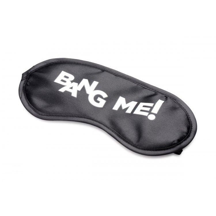 Bang! Duo Blast C Ring Butt Plug Bullet & Blindfold Kit Black Intimates Adult Boutique