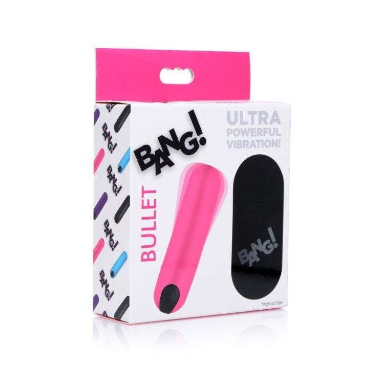 Bang! Vibrating Bullet W- Remote Control Pink Intimates Adult Boutique