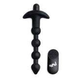 Bang! Vibrating Silicone Anal Beads & Remote Black Intimates Adult Boutique