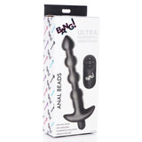 Bang! Vibrating Silicone Anal Beads & Remote Black Intimates Adult Boutique