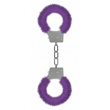 Beginner's Handcuffs Furry Purple Intimates Adult Boutique