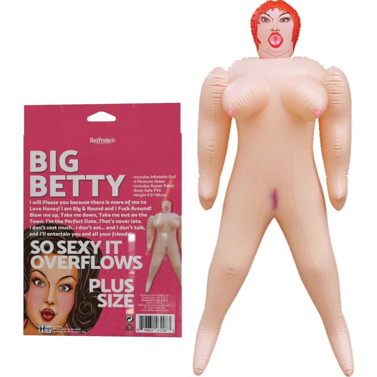 Big Betty Inflatable Love Doll Intimates Adult Boutique