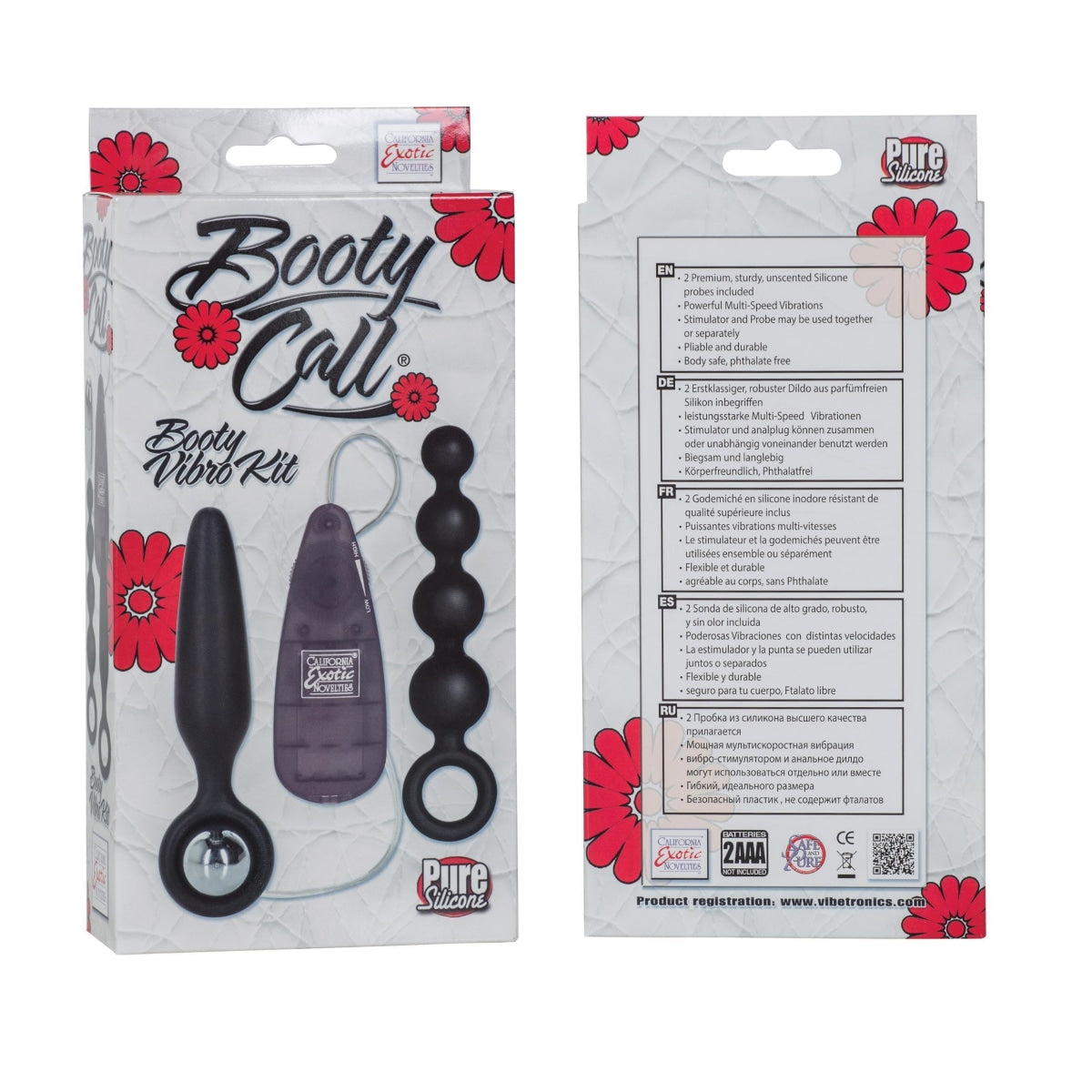 Booty Call Booty Vibro Kit Black Intimates Adult Boutique