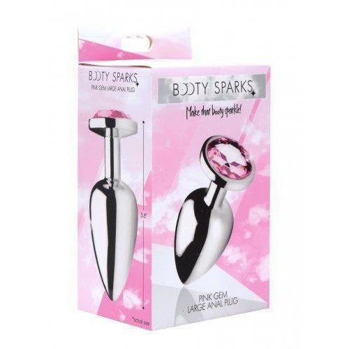 Booty Sparks Pink Gem Large Anal Plug XR Brands Anal Toys