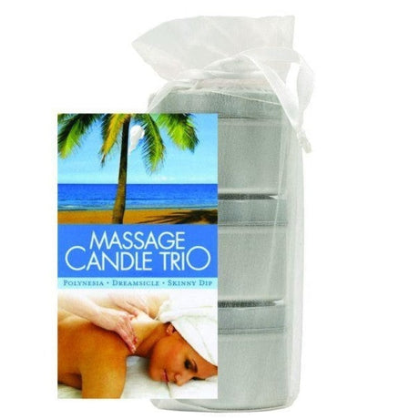 Candle Trio Dreamsicle Skinny Dip Polynesia Intimates Adult Boutique