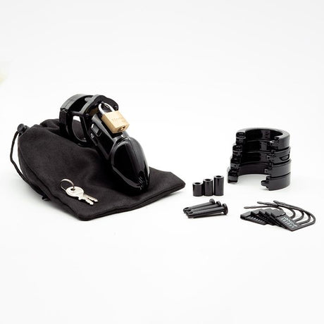 Cb-6000 Kit 3.25in Black Cock Cage Intimates Adult Boutique