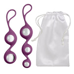 Cloud 9 Health & Wellness Borosilicate Kegel Training Set - Plum Cloud 9 Novelties General