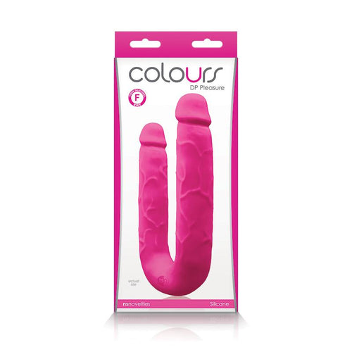 Colours Dp Pleasures Pink NS Novelties Dildos
