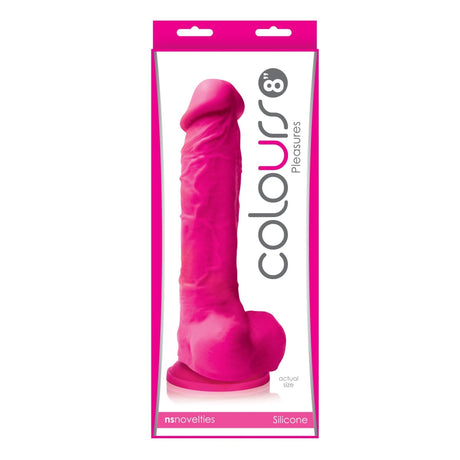 Colours Pleasures 8in Dildo Pink Intimates Adult Boutique