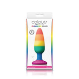 Colours Pride Edition Pleasure Plug Medium Rainbow Intimates Adult Boutique