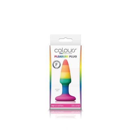 Colours Pride Edition Pleasure Plug Mini Rainbow Intimates Adult Boutique